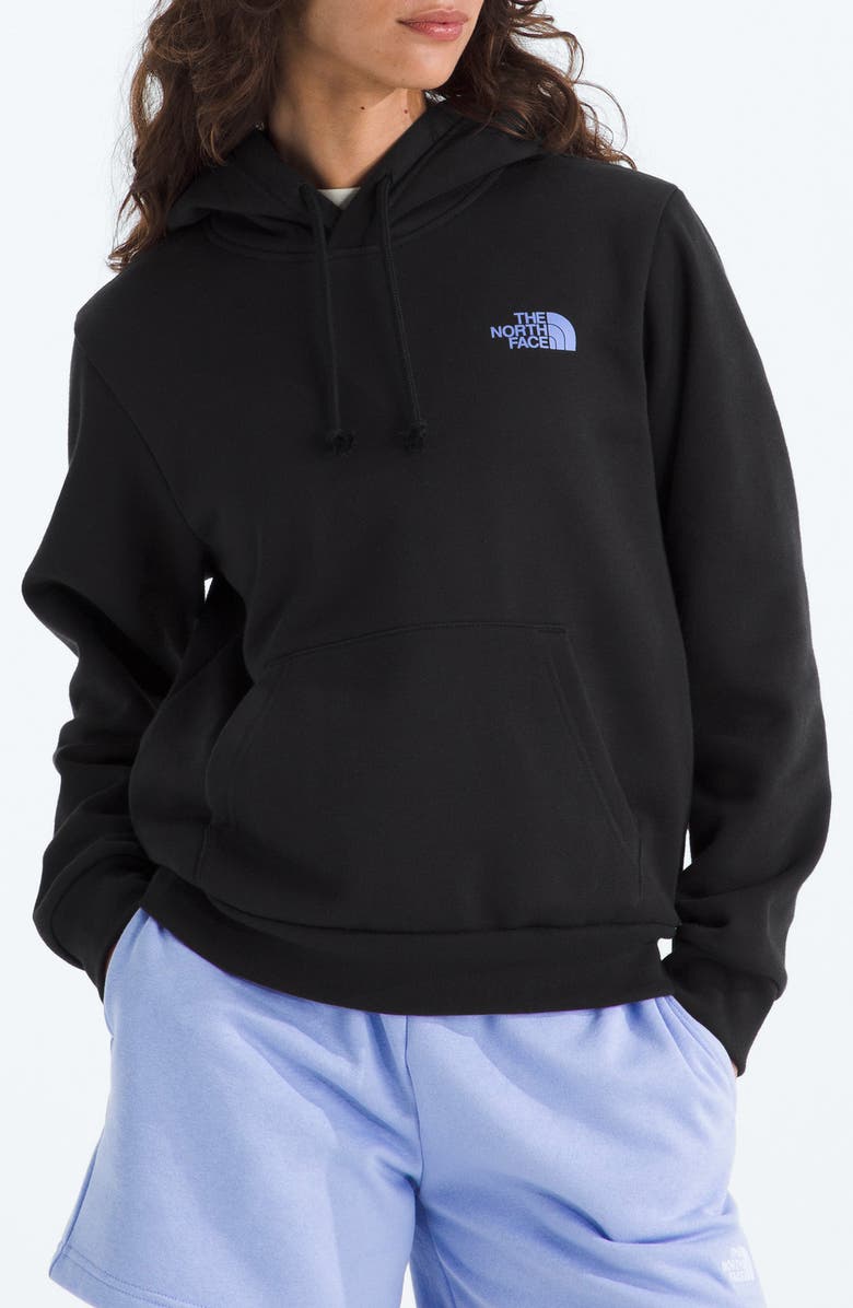 The North Face Explore Graphic Hoodie, Main, color, Tnf Black