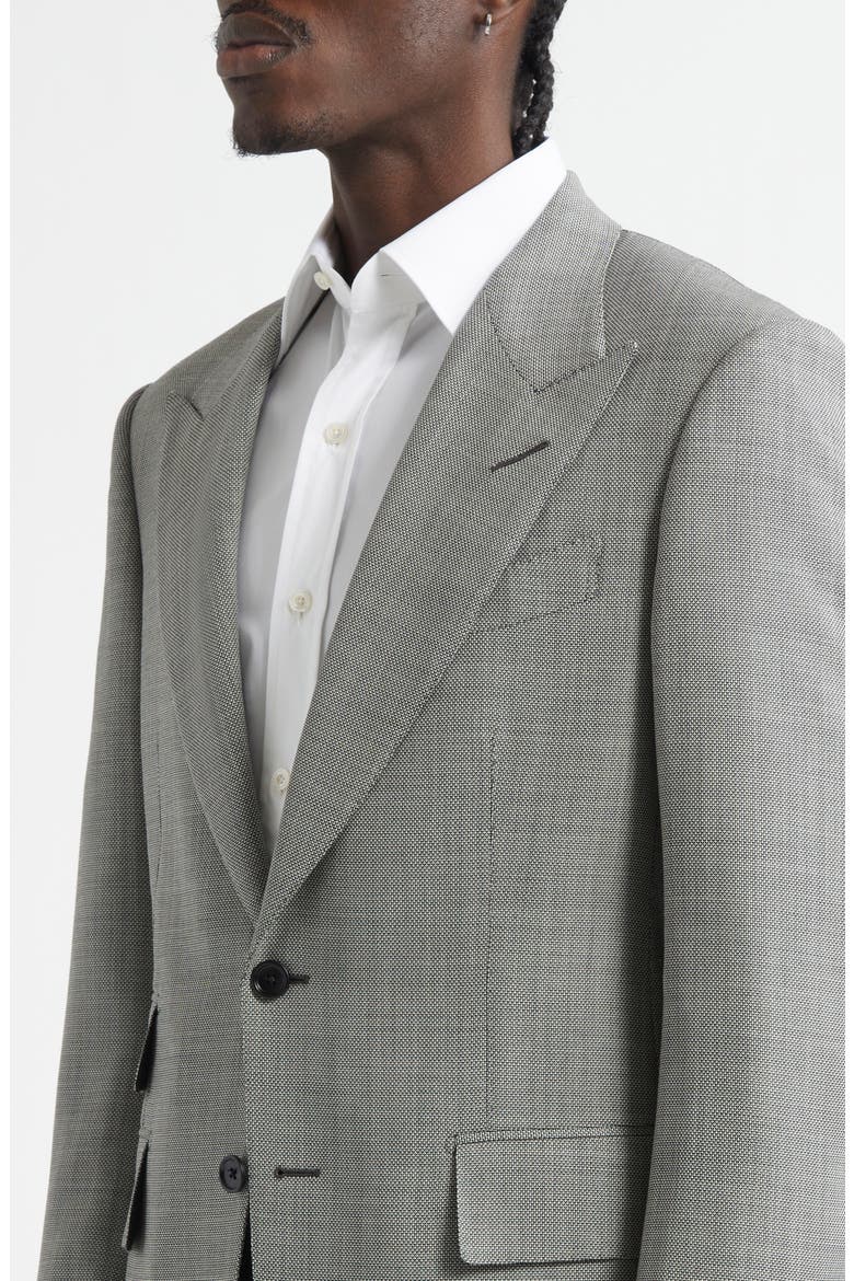 Shelton Sharkskin Sport Coat, Alternate, color, IG013 SILVER