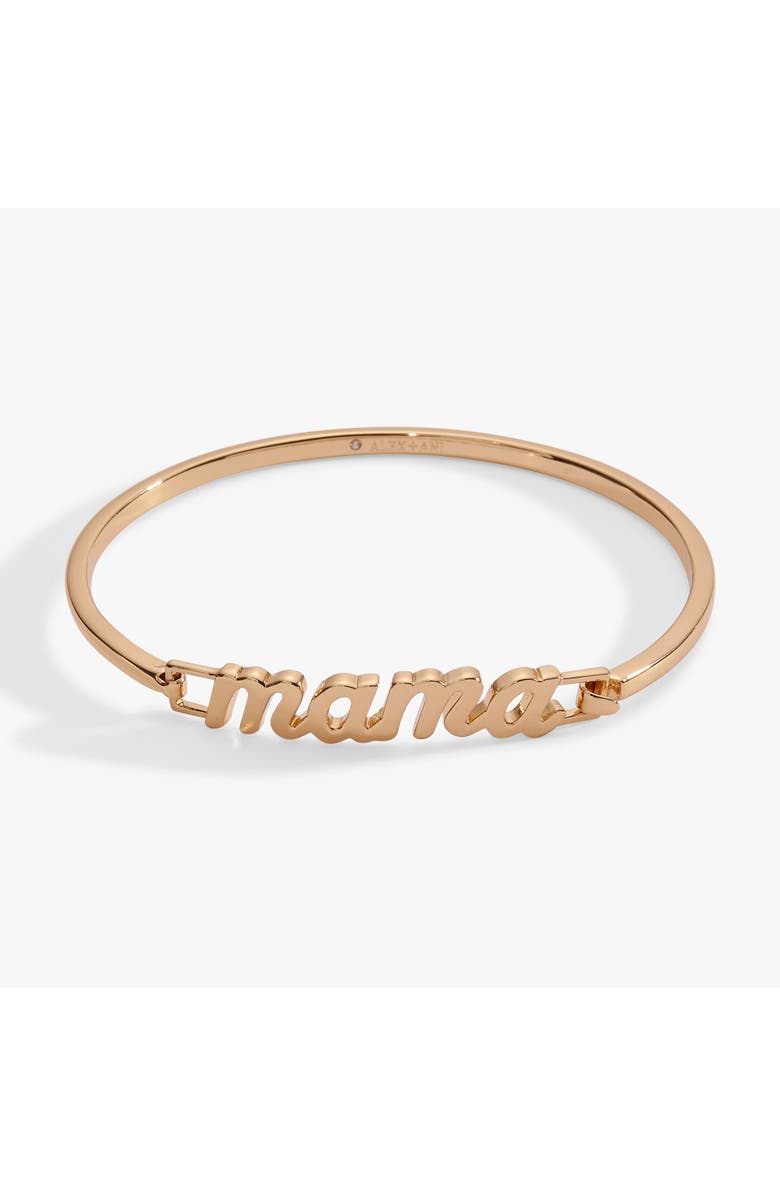 Alex and Ani 'Mama' Tension Cuff Bracelet, Alternate, color, Gold