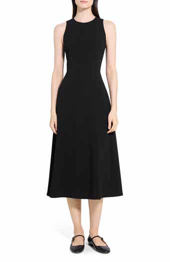 Theory Sleeveless A-Line Midi Dress