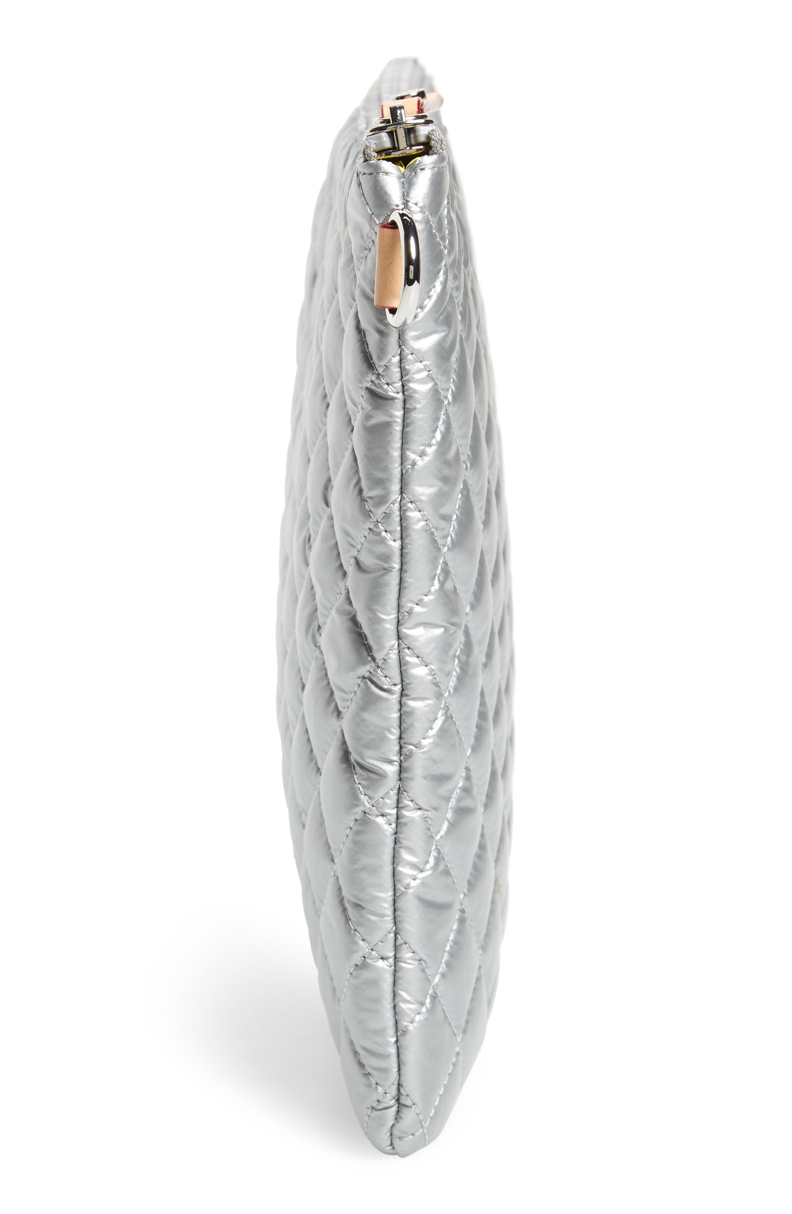 Metro Pouch, Alternate, color, TIN METALLIC