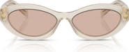 Prada 56mm Oval Sunglasses