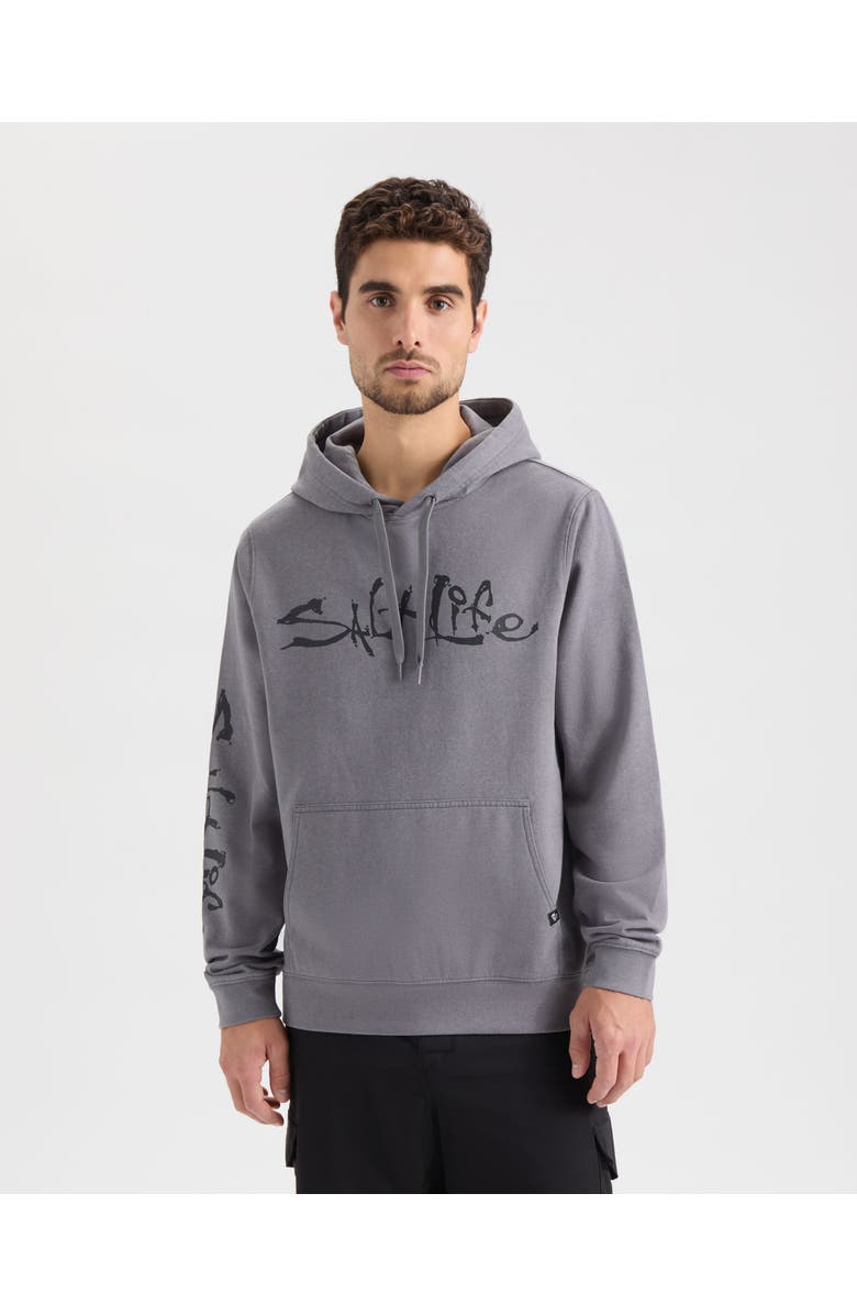 Salt Life Voyage Hoodie, Main, color, Sleet Grey