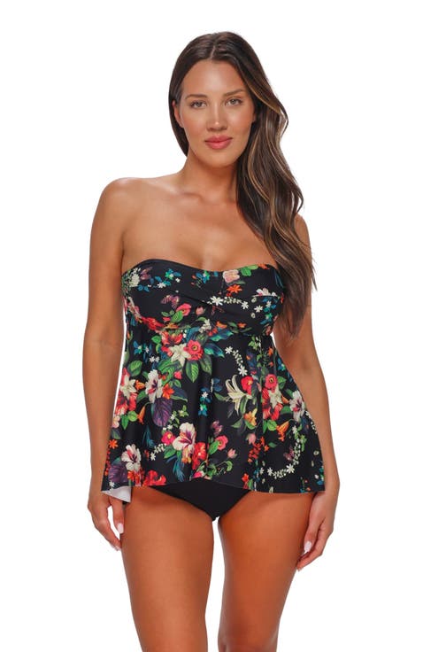 Molly Bandeau Tankini Swimsuit Top