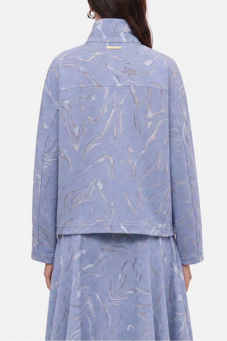 Cotton Blend Jacket, Alternate, color, Blue