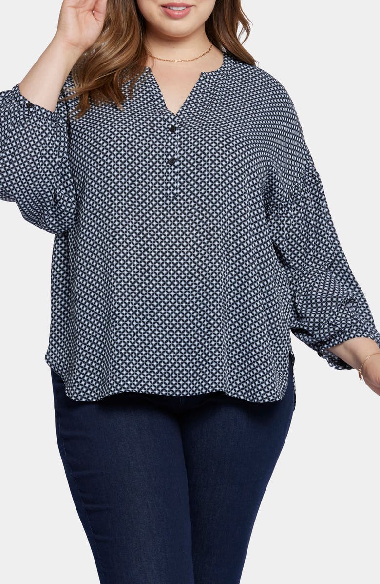 NYDJ Paulina Peasant Blouse, Main, color,