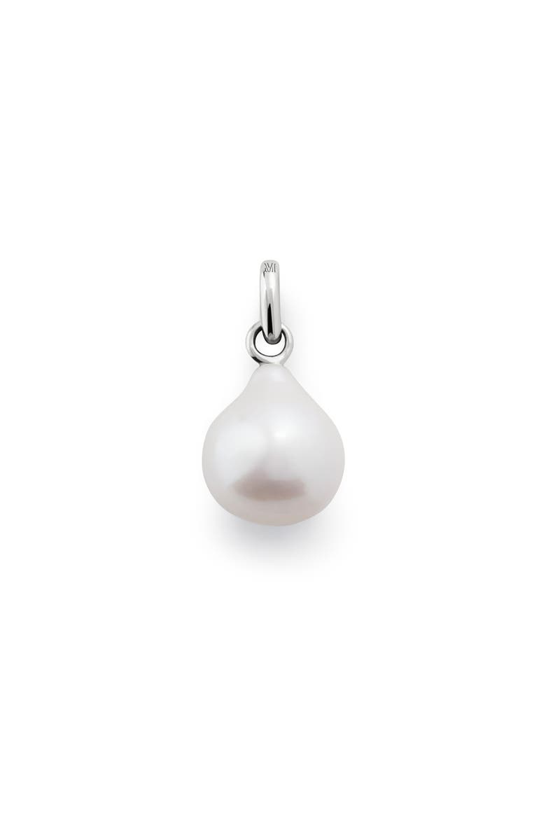 Small Baroque Pearl Pendant, Main, color, STERLING SILVER / PEARL