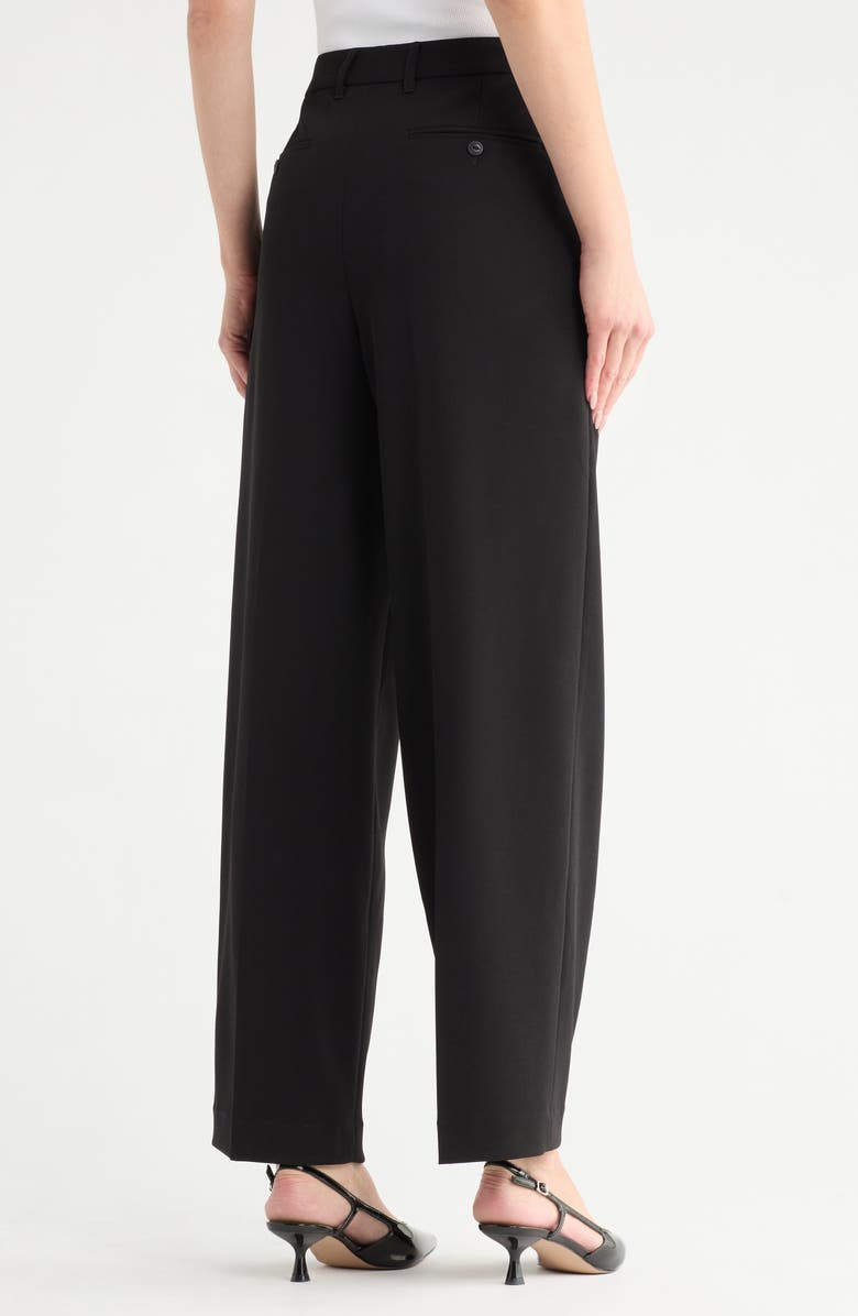 rag & bone Marianna Ponte Pants, Alternate, color, Black