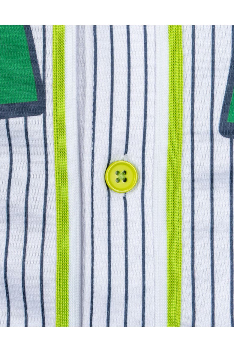 Baseball Jersey, Alternate, color, TMNT Green Pinstripe