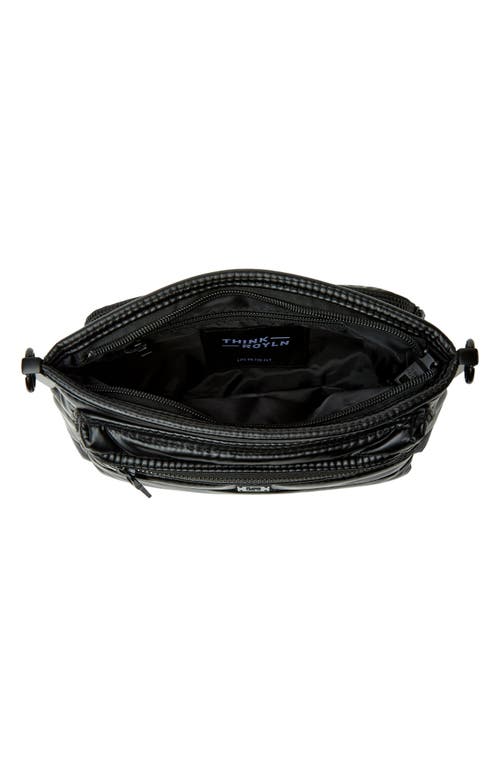 Think Royln Double Trouble Crossbody Bag In Black