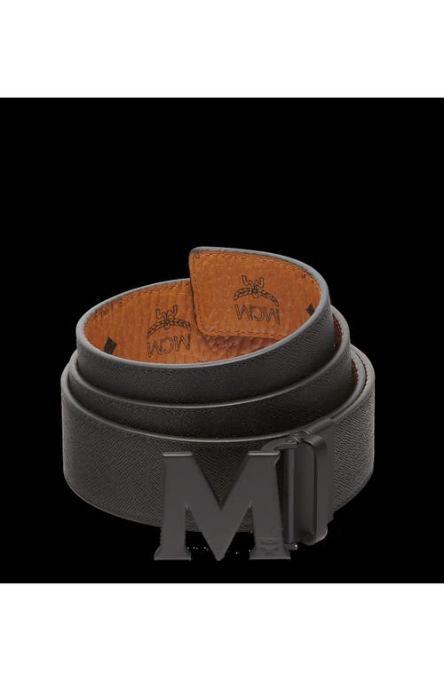 Mcm Claus M Reversible Belt 1.75 Inches In Brown