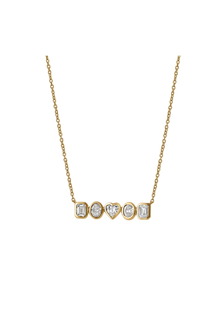 Cassira 14K Gold Lab Grown Diamond Necklace - 1.5 Ct, Main, color, 14K Yellow Gold