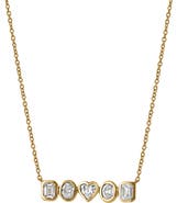 LuvMyJewelry Cassira 14K Gold Lab Grown Diamond Necklace - 1.5 Ct