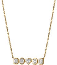 LuvMyJewelry Cassira 14K Gold Lab Grown Diamond Necklace - 1.5 Ct