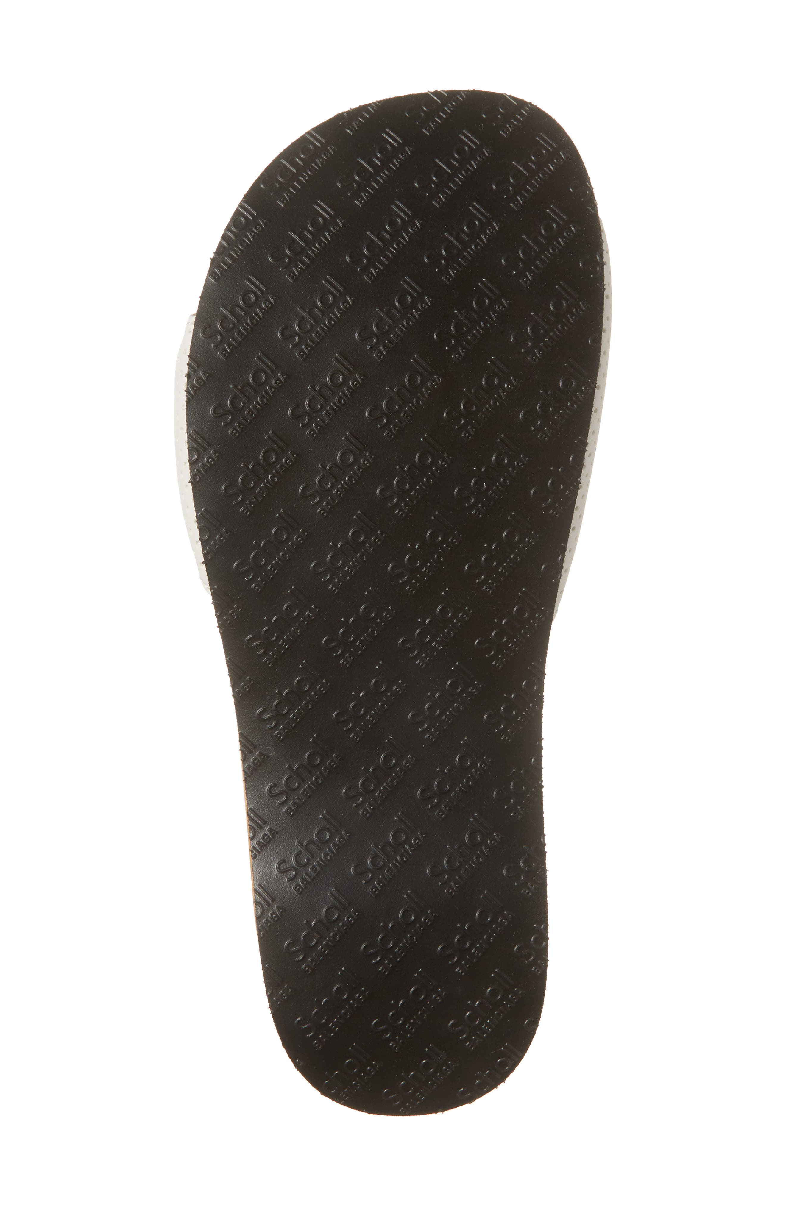 Balenciaga x Scholl Platform Sandal, Alternate, color, 9080 White/ Silver