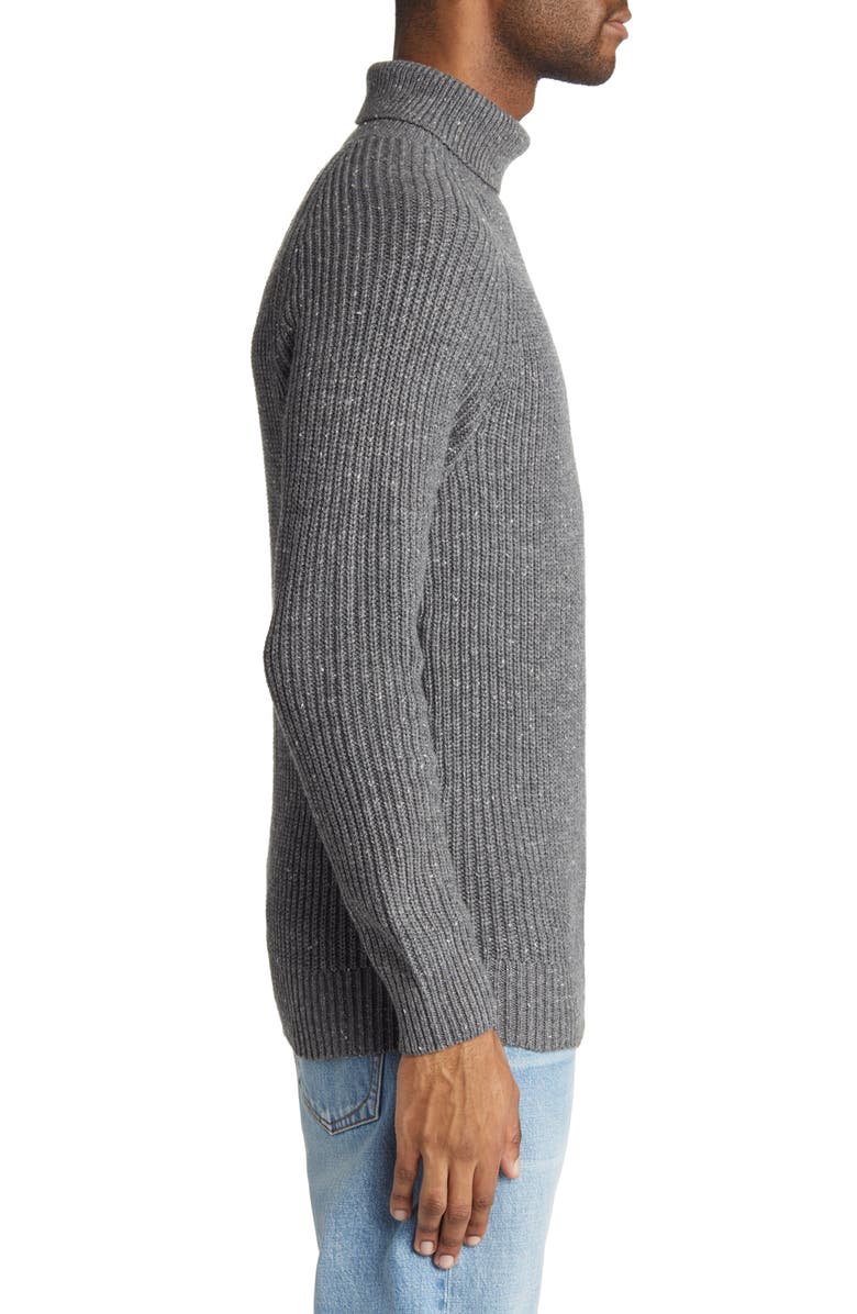 The Normal Brand SeaWool Nep Turtleneck Sweater, Alternate, color, 