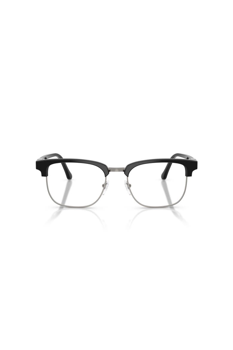 53mm Square optical glasses, Alternate, color, Black