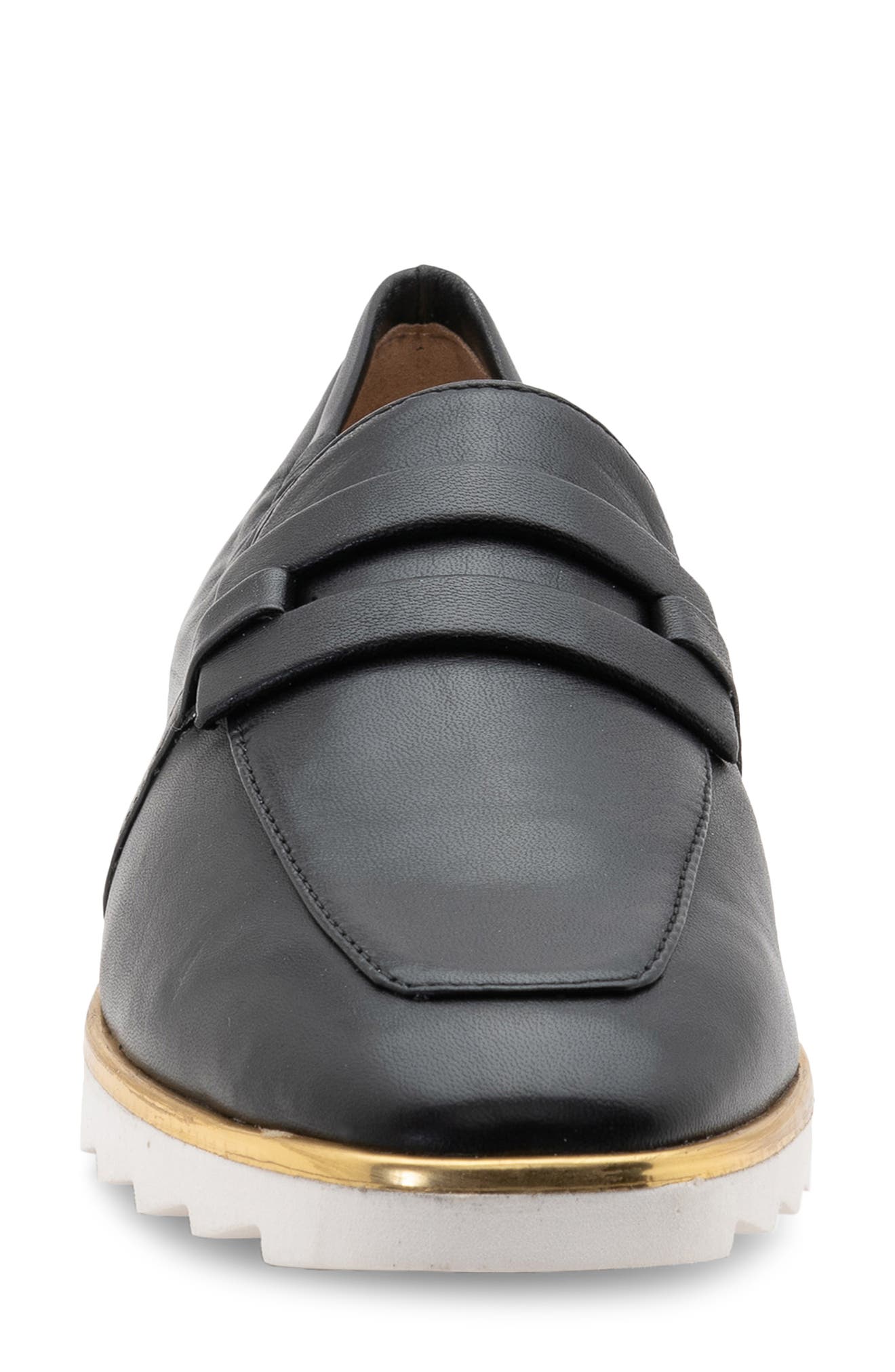 ara Laura Loafer, Alternate, color, Black Nappa Leather