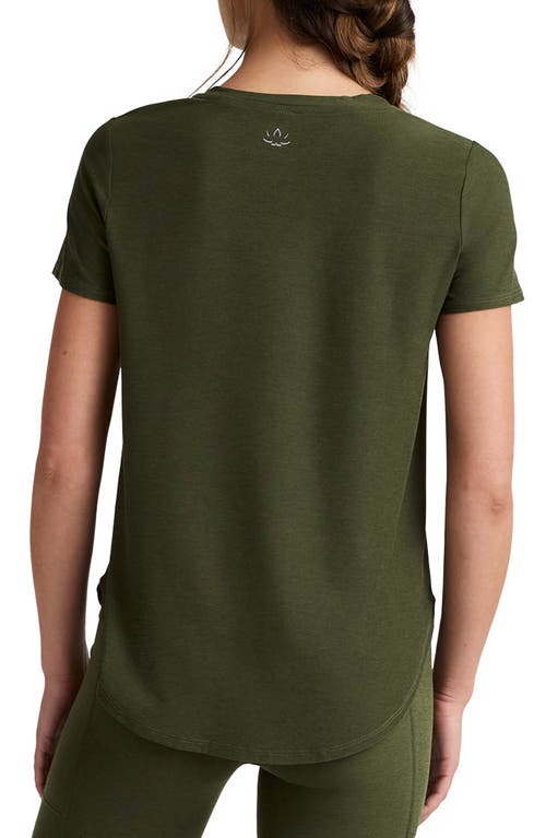 Beyond Yoga On The Down Low T-shirt In Green