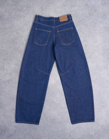High Waist Barrel Jeans