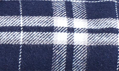 Petite Plume Oxford Tartan Cotton Sheet Set In Blue