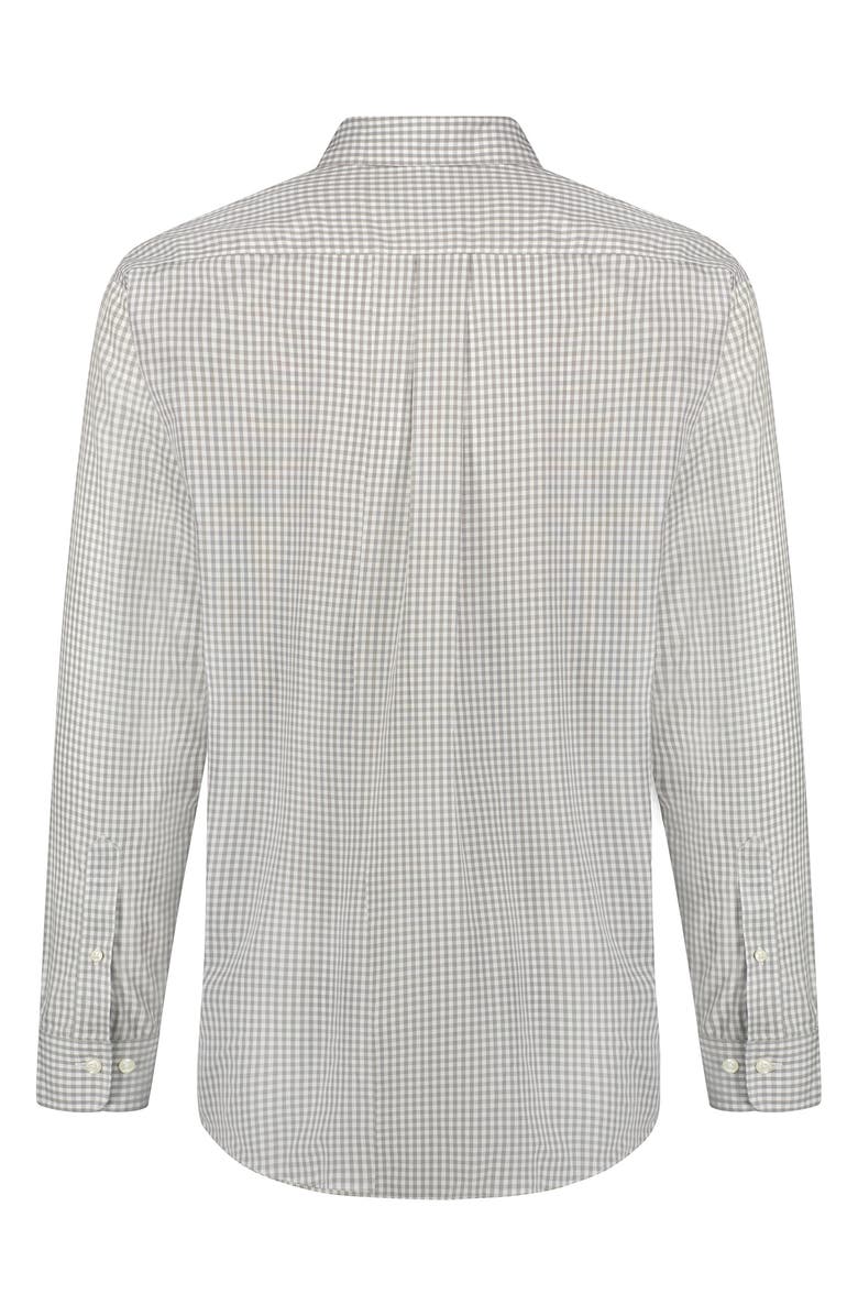 Brooks Brothers Gingham Print Cotton Button-Down Dress Shirt, Alternate, color,