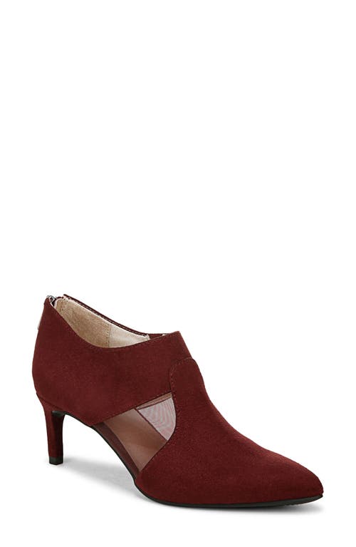 LifeStride Annette Pointed Toe Bootie in Wine 