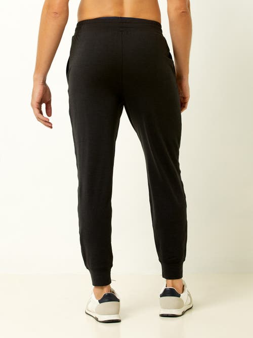 Single Stitch Everyday Drawstring Jogger In Black
