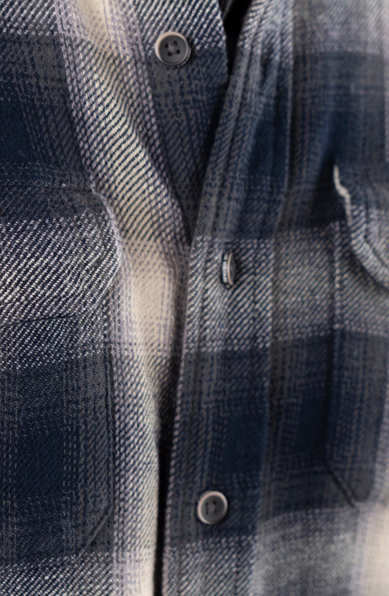 Tailor Vintage Heavy Weight Twill Flannel Shirt Jacket, Alternate, color, 