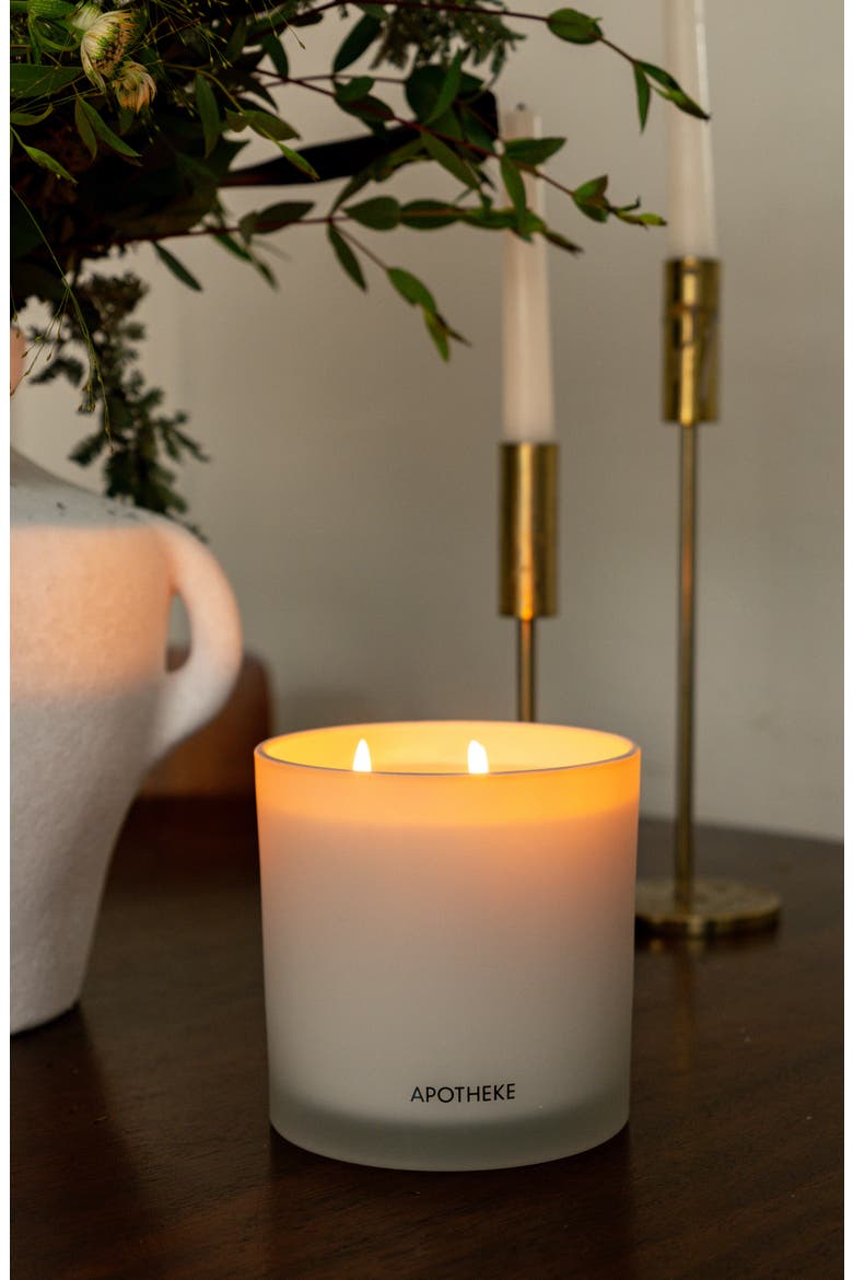 Vanilla Cream 3-Wick Candle, Alternate, color, NO COLOR