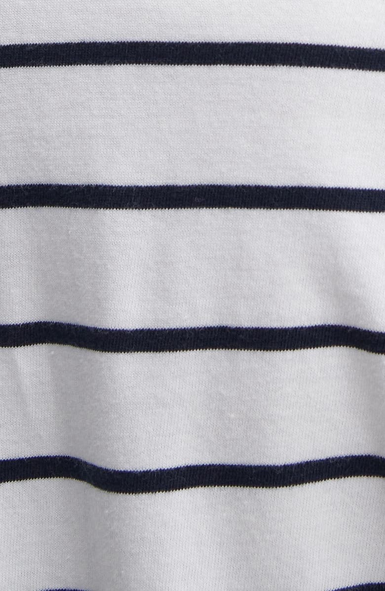 Barbour Marnie Stripe Cotton T-Shirt, Alternate, color, Cloud White/ Navy