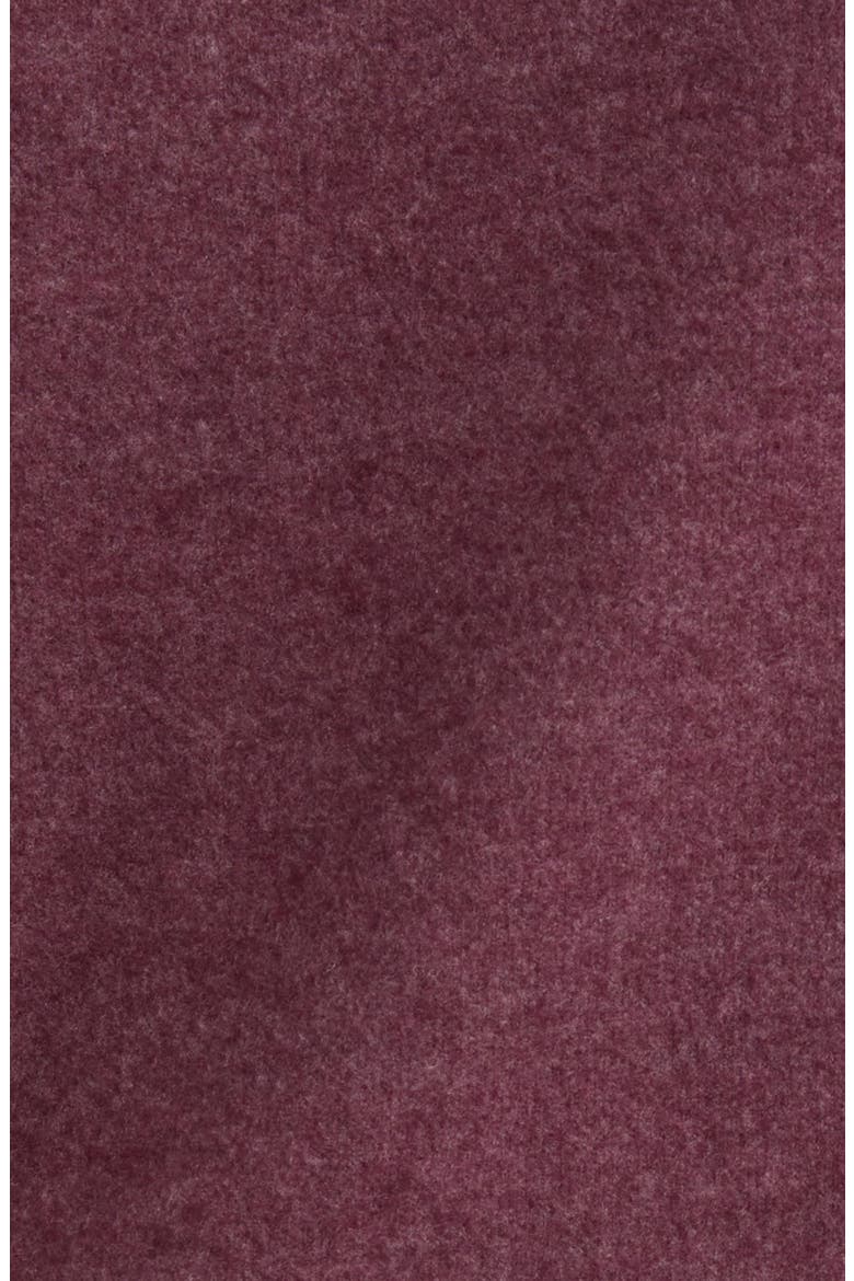 Cozy Crewneck Long Sleeve Top, Alternate, color, BURGUNDY