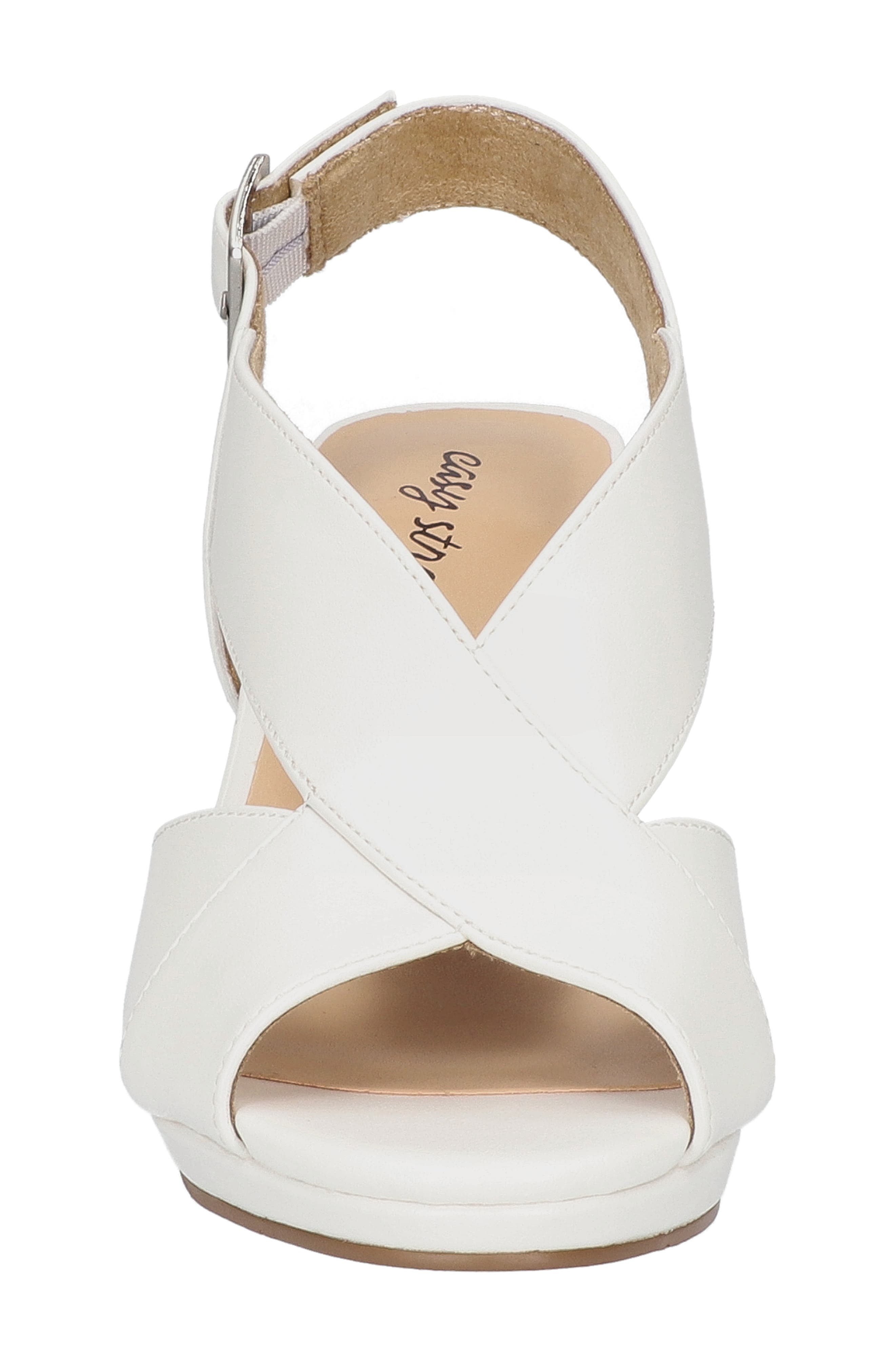 Christy Sandal, Alternate, color, WHITE