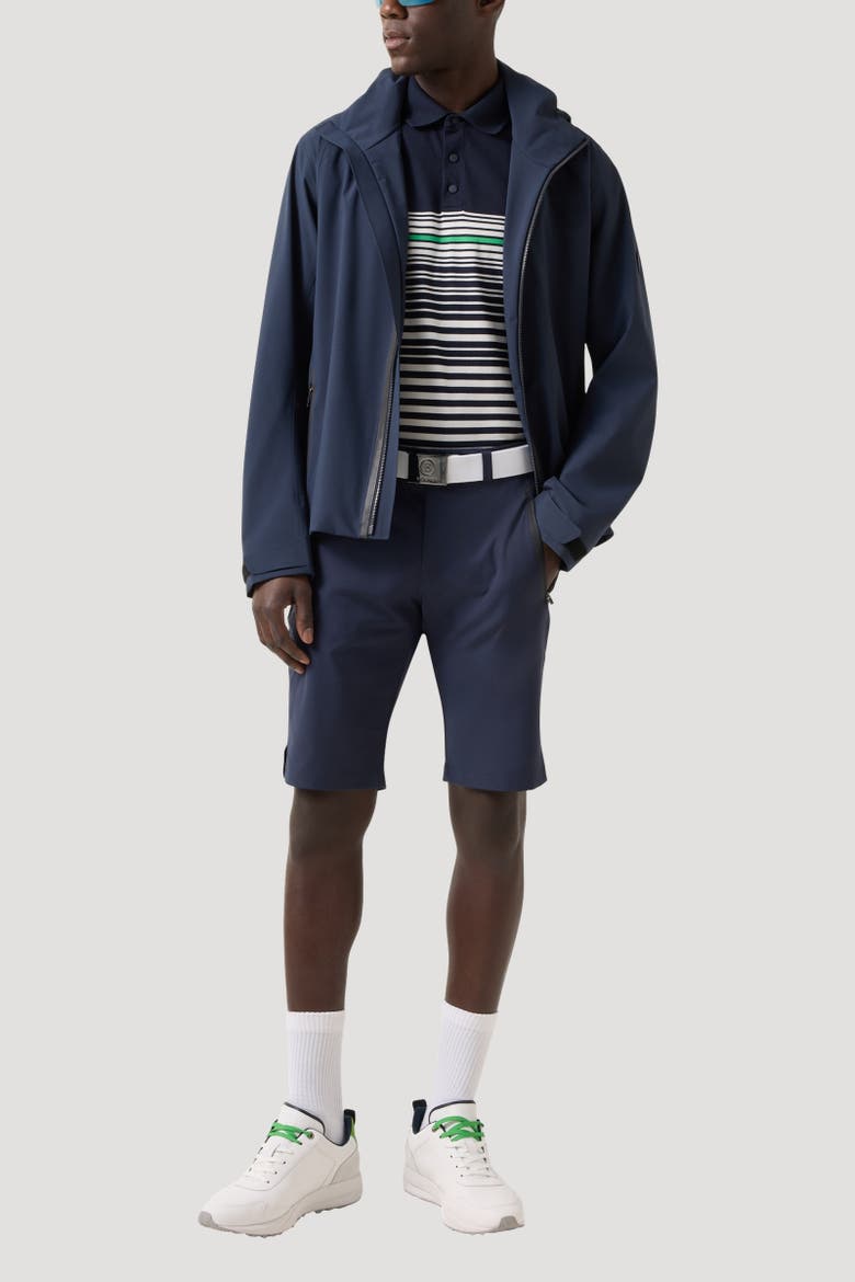 Jannes Polo Shirt, Alternate, color, Navy blue/white/green