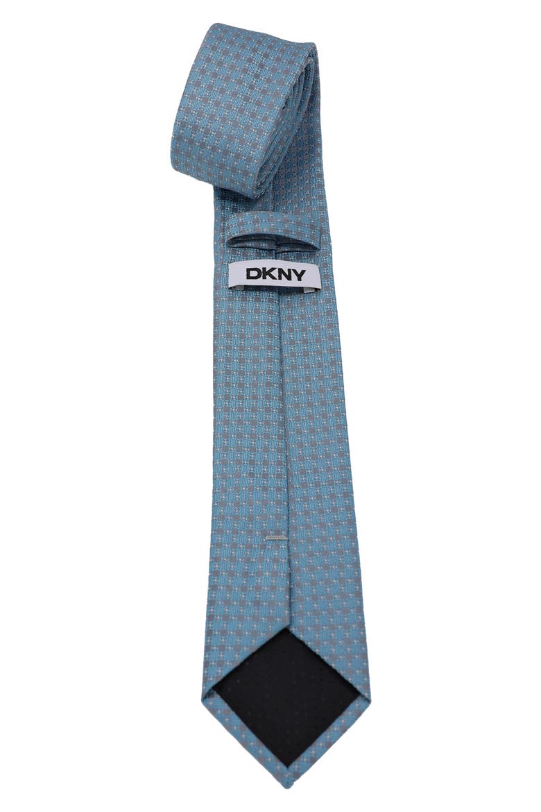 Geometric Tie, Alternate, color, AQUA