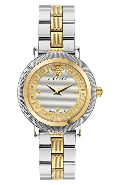 Greca Flourish Bracelet Watch, 35mm