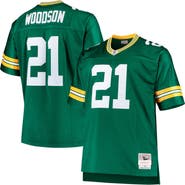 Mitchell & Ness Men's Mitchell & Ness Charles Woodson Green Green Bay Packers Big & Tall 2010 Retired Player Replica Jersey