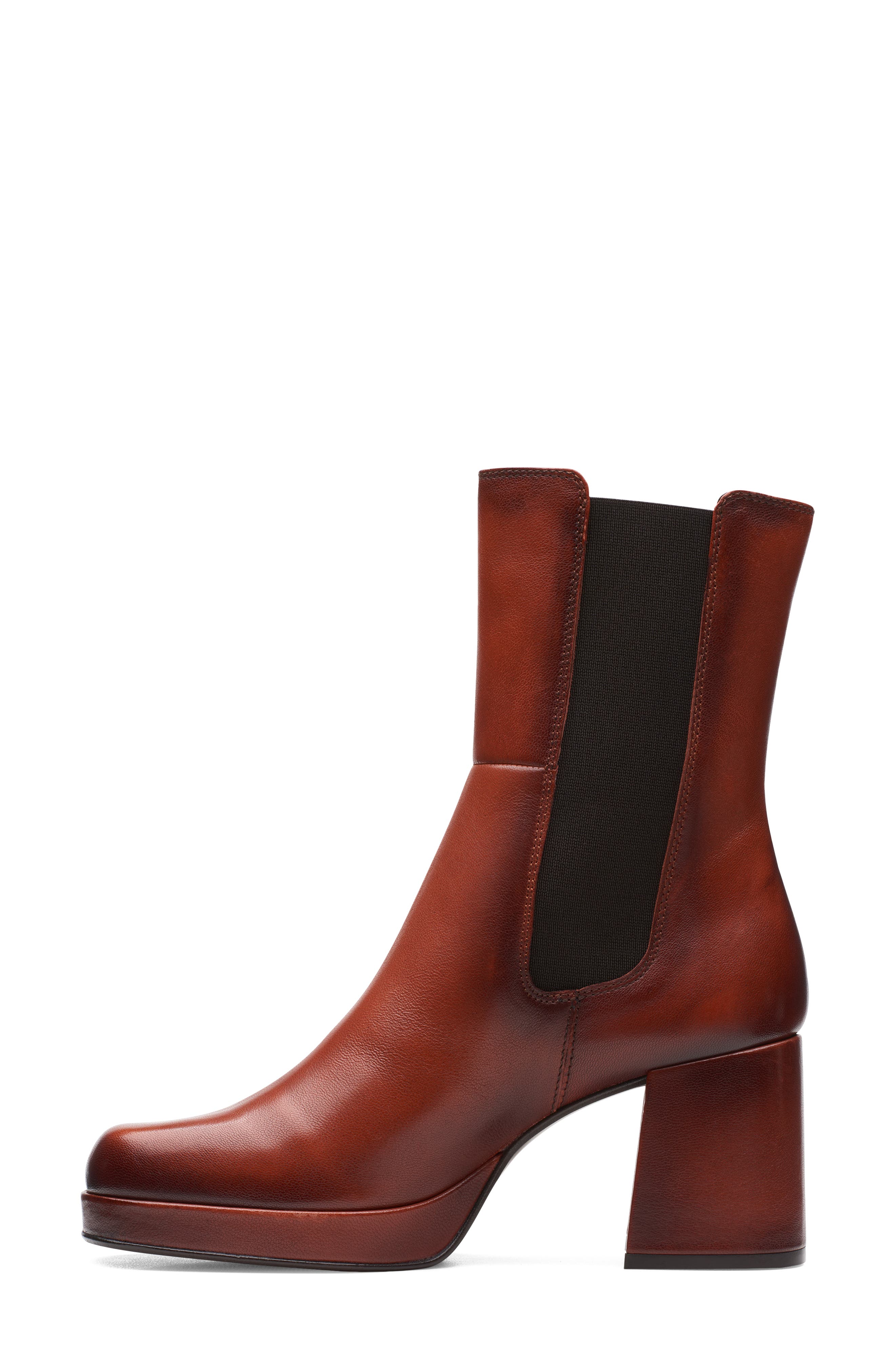Clarks<sup>®</sup> Pique Up Platform Chelsea Boot, Alternate, color, 