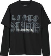 SANTO STUDIO Forever Graphic Layered T-Shirt