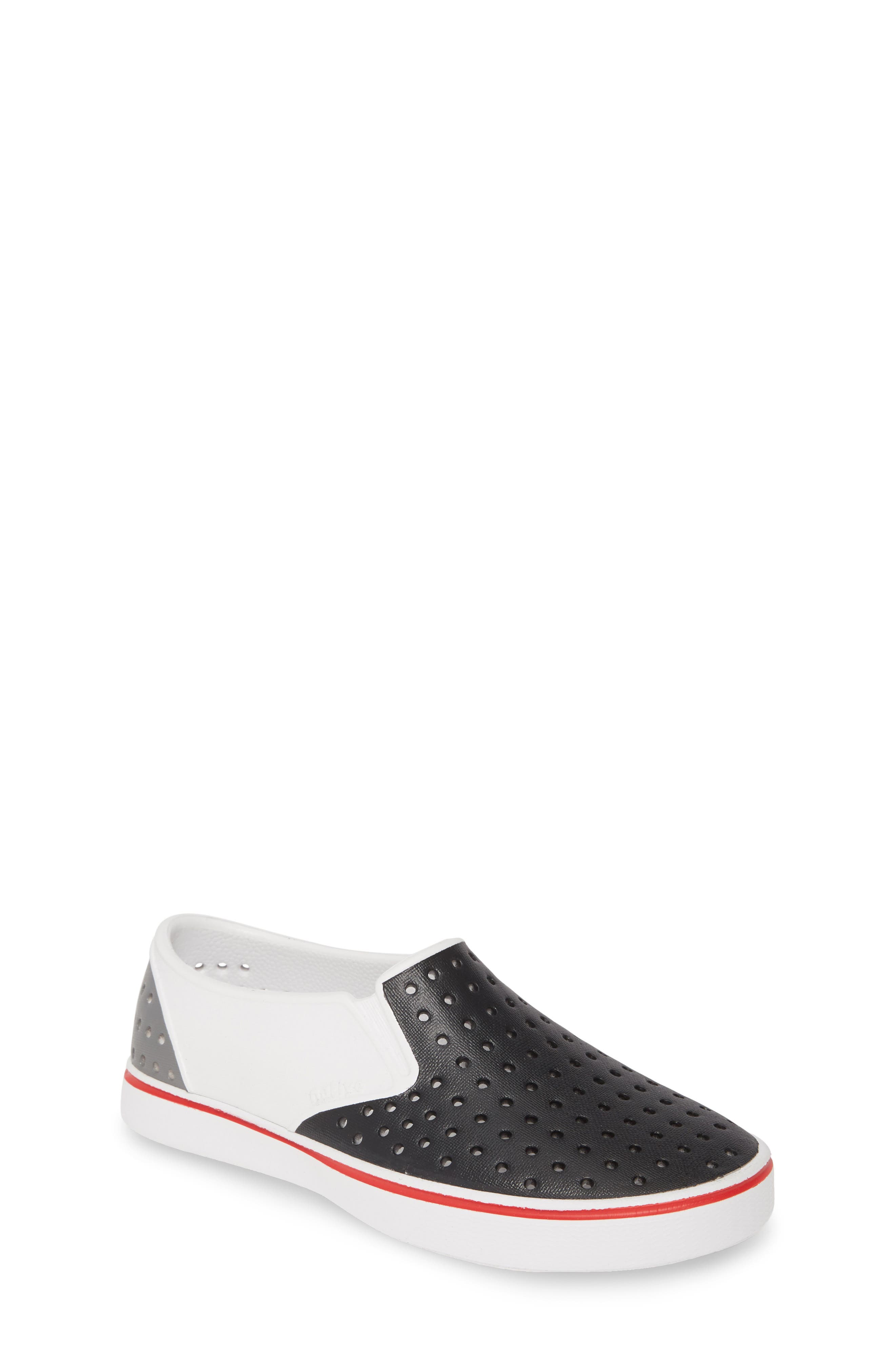 Native Shoes Miles Colorblock Slip-On Vegan Sneaker, Main, color, 