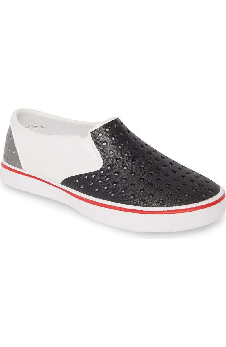 Native Shoes Miles Colorblock Slip-On Vegan Sneaker, Main, color,