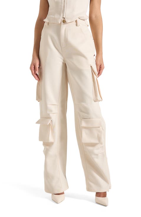 Emilie High Waisted Utility Cargo Pants