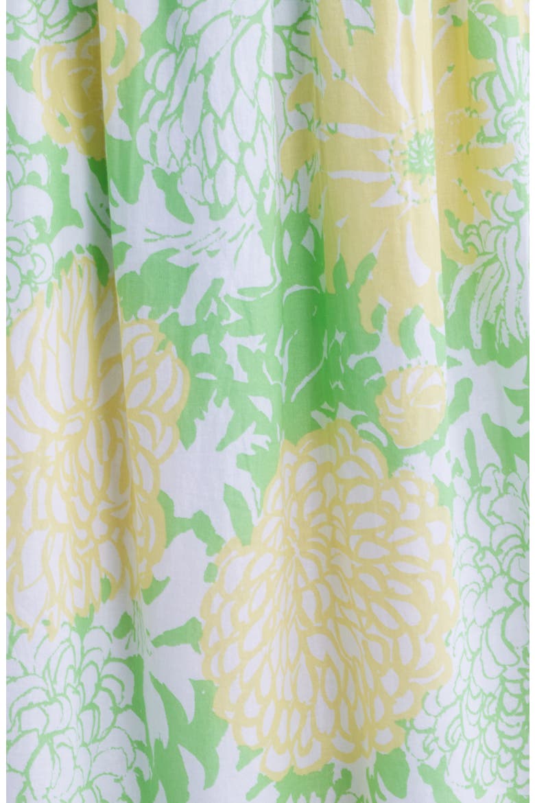 Hadly Floral Print Smocked Dress, Alternate, color, CROCODILE GREEN MUMBO JUMBO