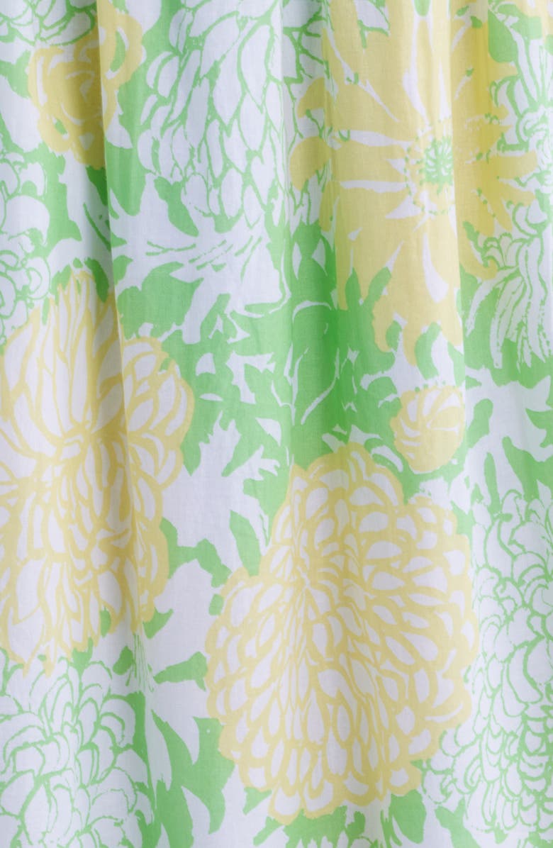 Lilly Pulitzer<sup>®</sup> Hadly Floral Print Smocked Dress, Alternate, color, Crocodile Green Mumbo Jumbo