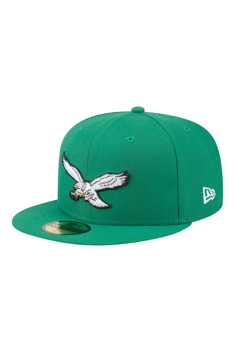 Men's New Era Kelly Green Philadelphia Eagles  Main 59FIFTY Fitted Hat, Main, color, Kelly Green
