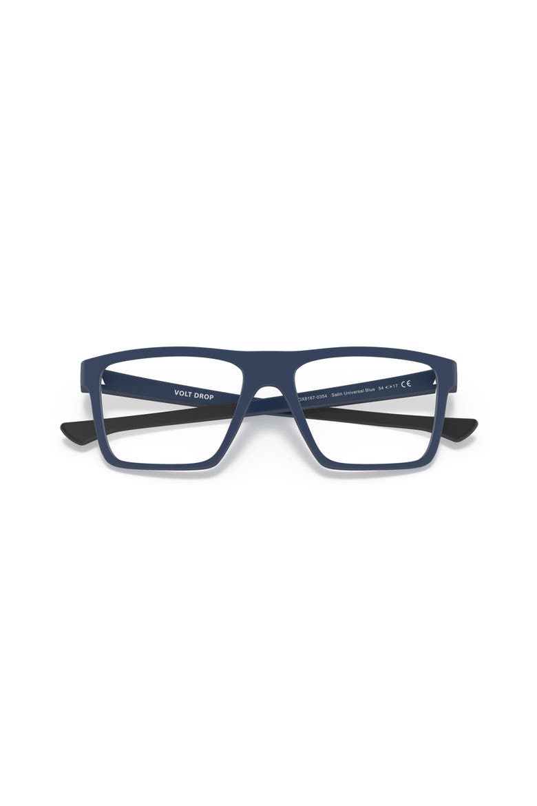 54mm Square optical glasses, Alternate, color, Blue