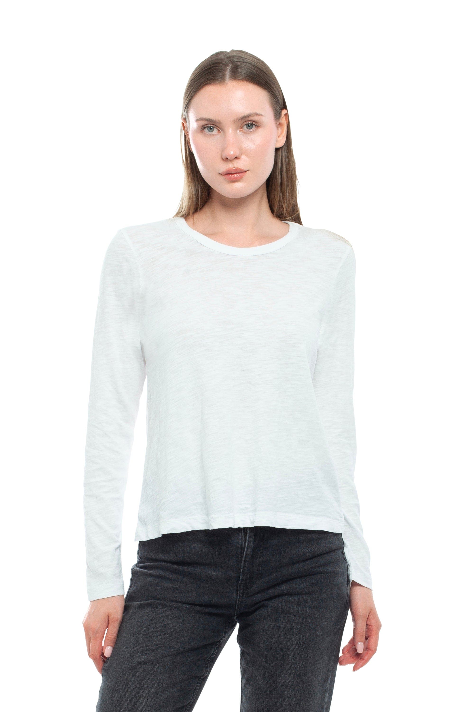 Baby Fit Long Sleeve Shrunken Crew Top - image 3