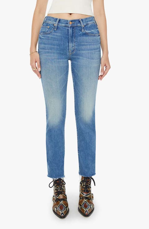 Women's MOTHER Straight-Leg Jeans | Nordstrom
