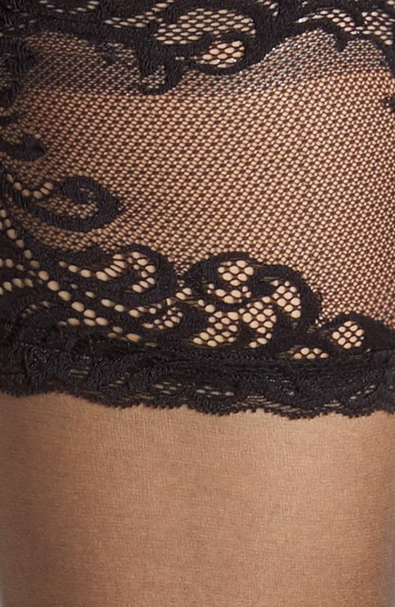 Natori Lace 2-Pack Top Stay-Put Stockings, Alternate, color,