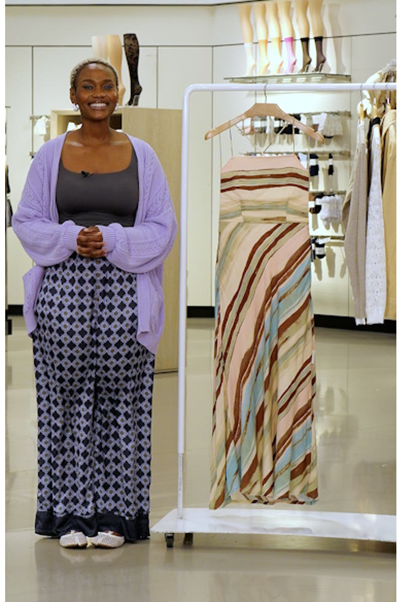 Lana Stripe Maxi Sundress video